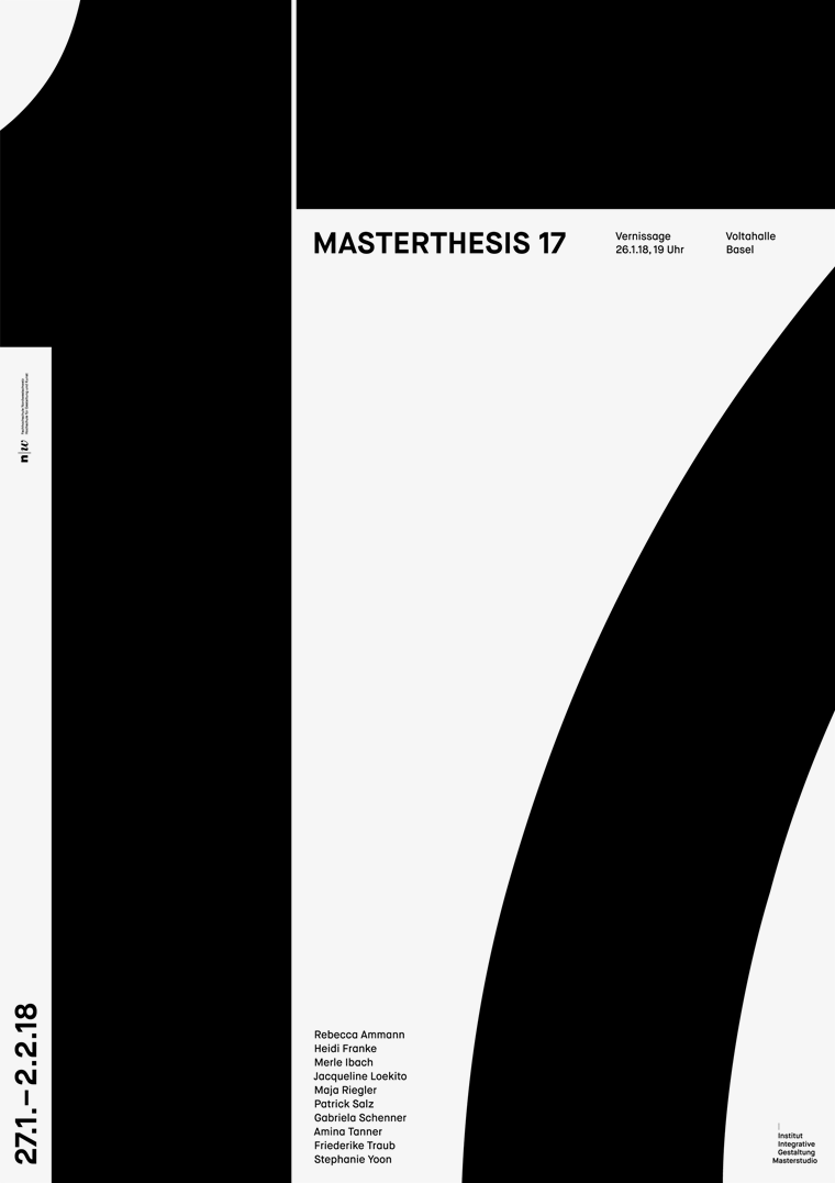 Masterthesis Plakate
